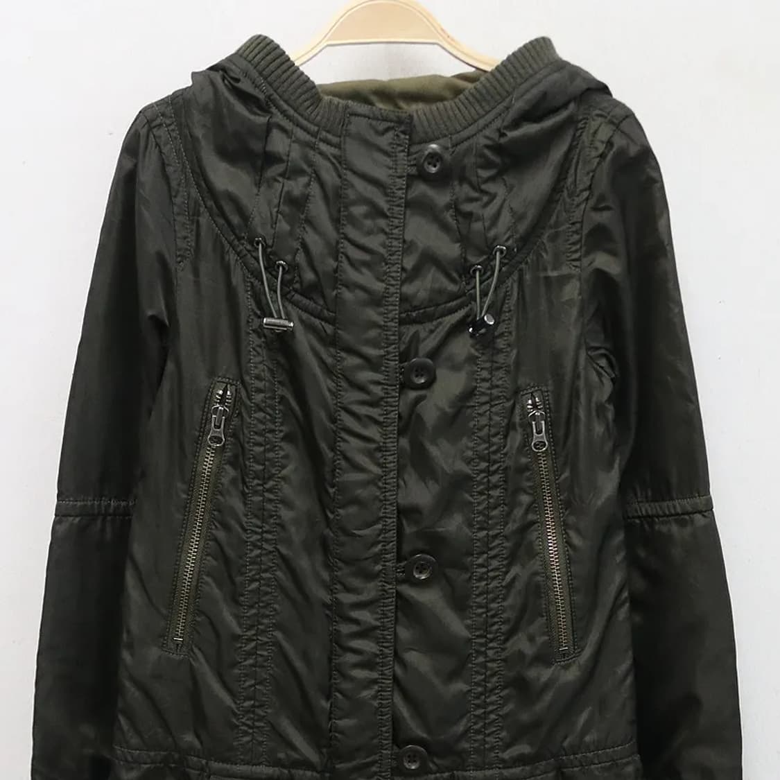 JET LABEL Y2K 셔링 야상 자켓 60368 상품이미지3