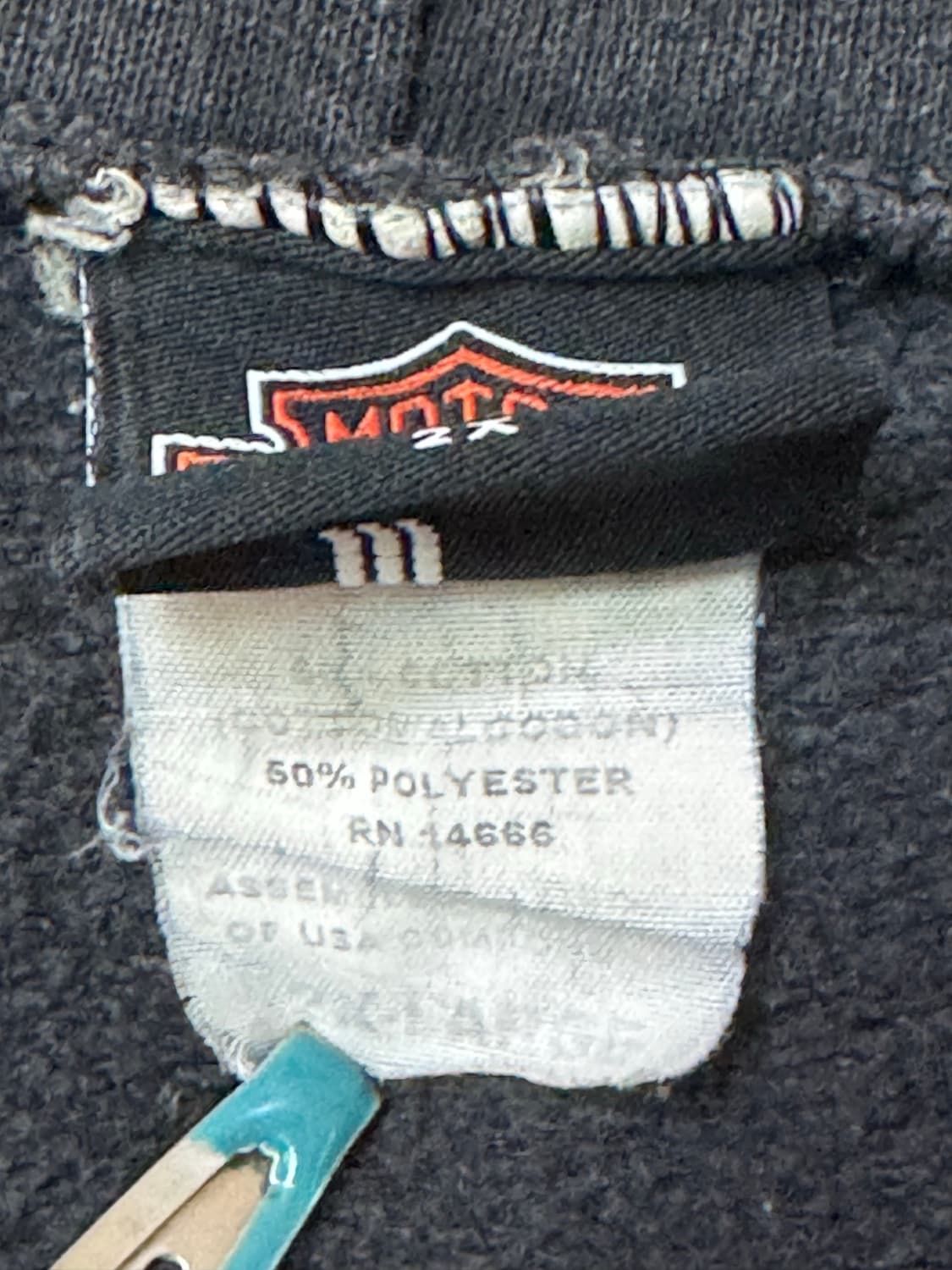 00s USA 할리데이비슨 후드집업 상품이미지5