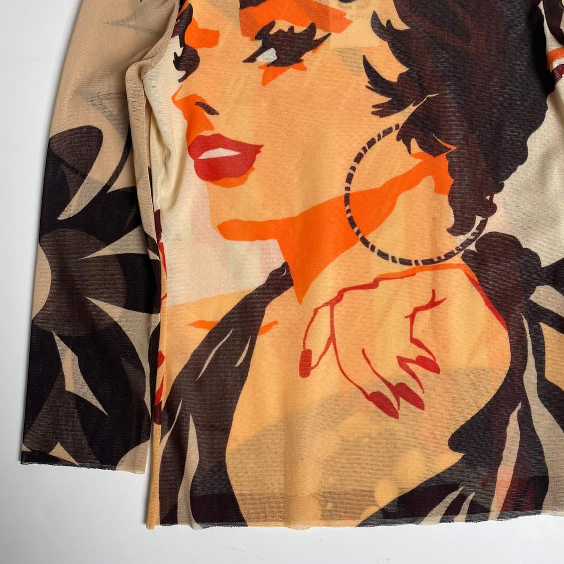 Benetton 걸 매쉬 롱 슬리브 (italy) 상품이미지3