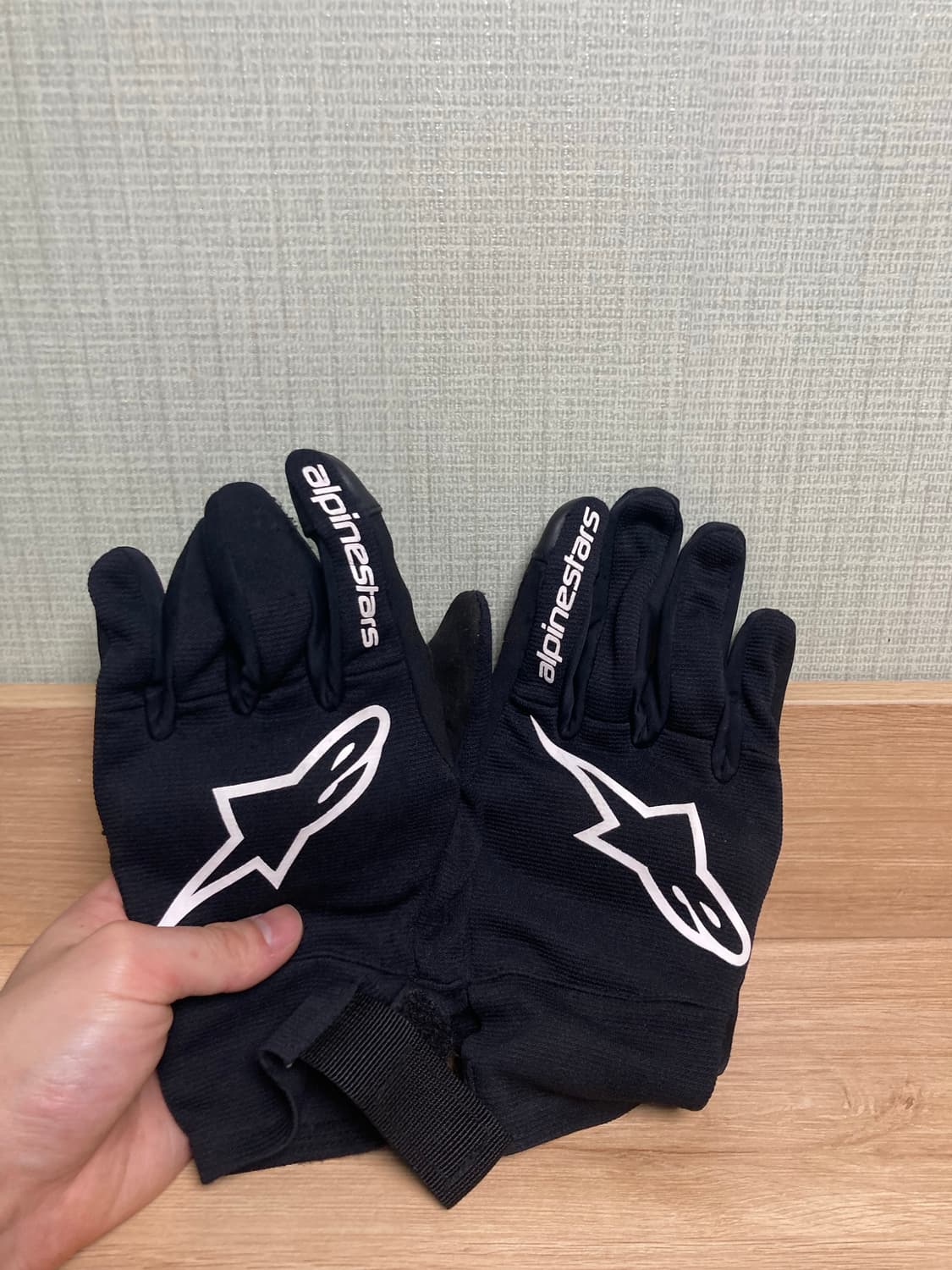 알파인스타 REEF 아시아핏 블랙 장갑 S 상품이미지1