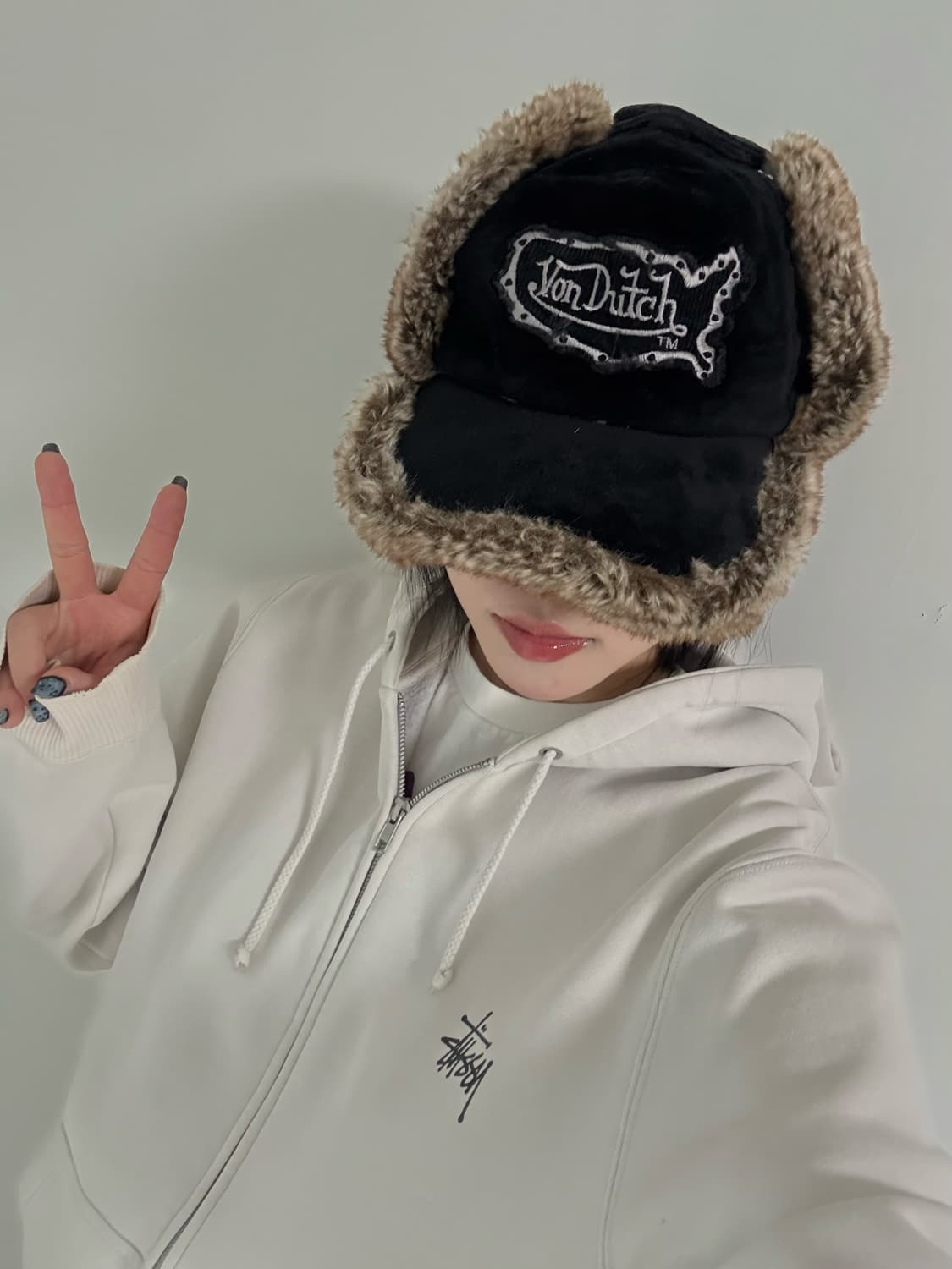 본더치 블랙 트루퍼 햇 상품이미지2