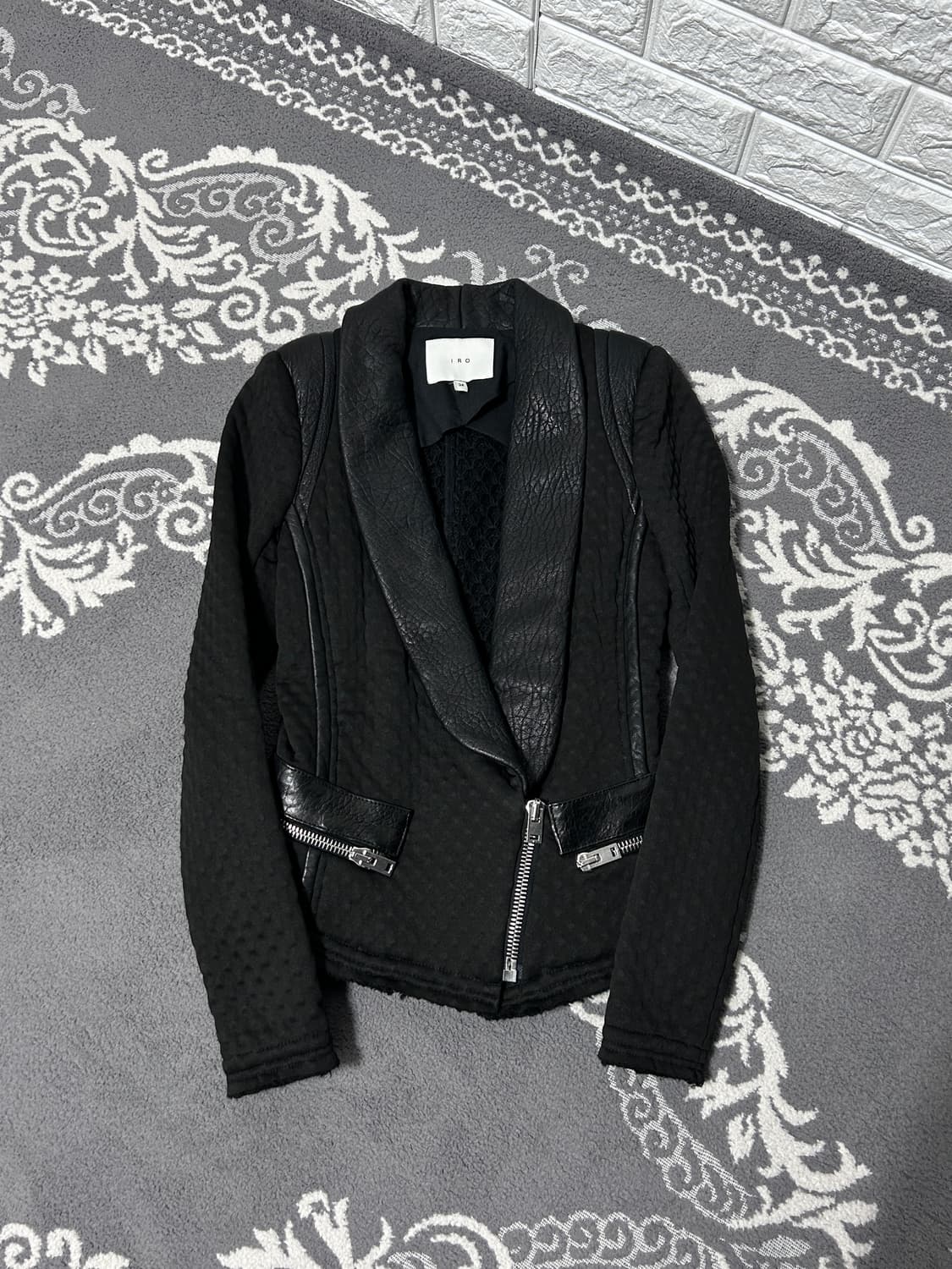 IRO Quilted Leather Gothic Trim Blazer 상품이미지1