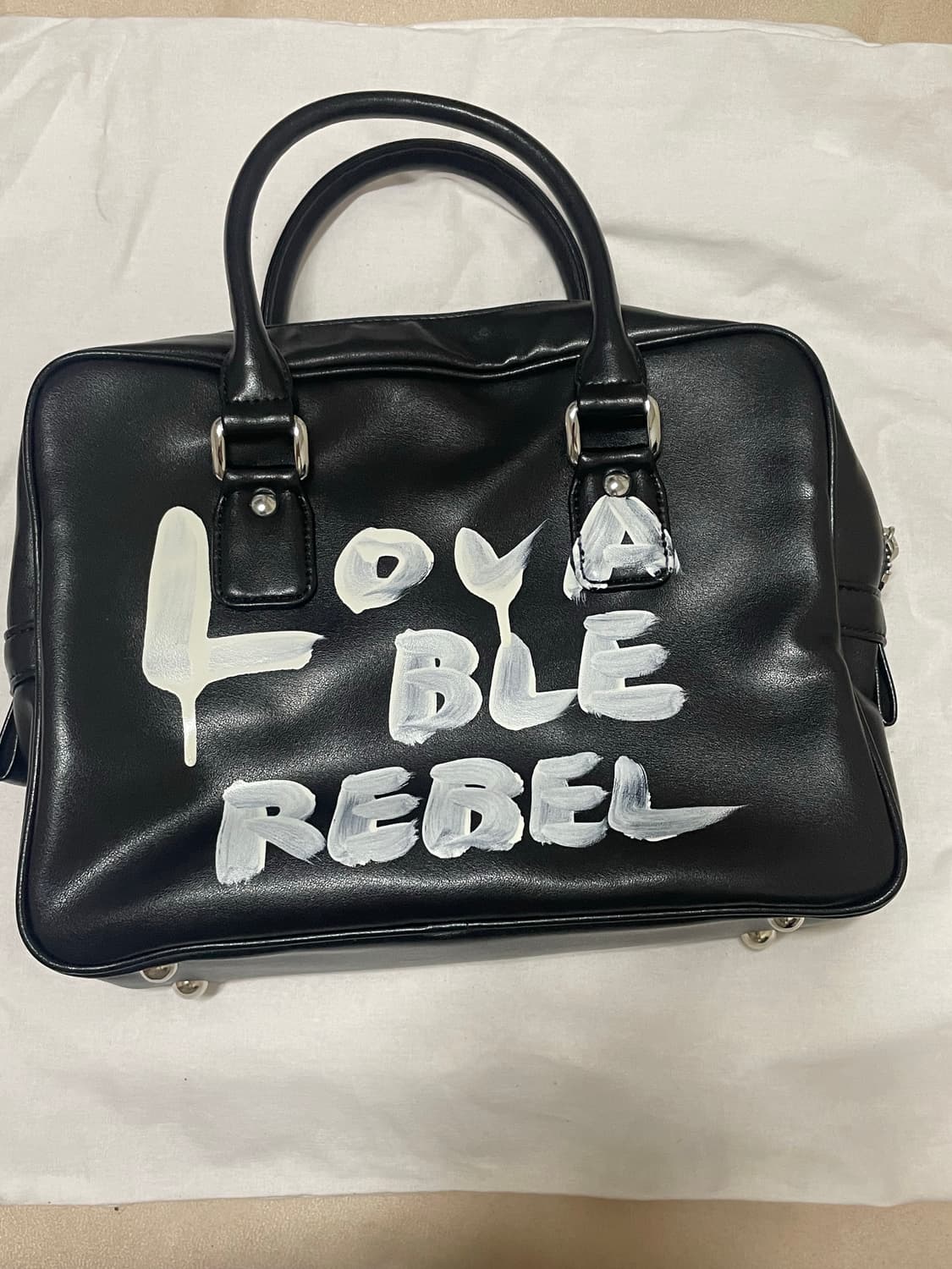 꼼데가르송 레터링백 상품이미지2