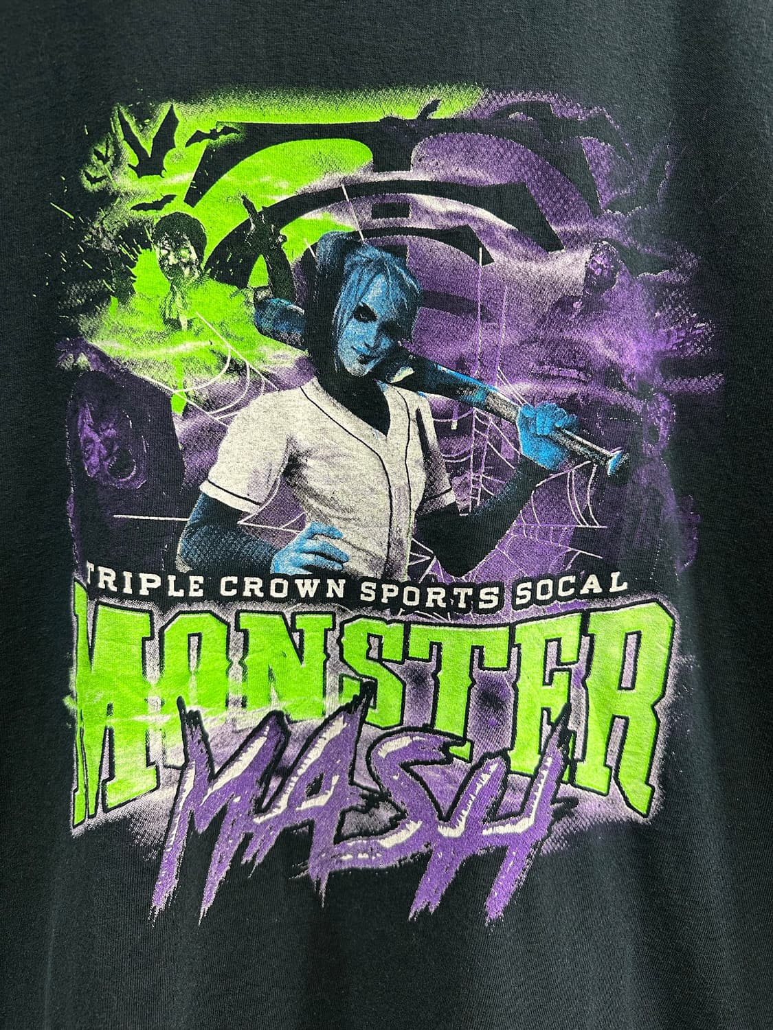 몬스터 매쉬 Monster Mash 미국 소프트볼 대회 프린팅 반팔티 M 상품이미지2