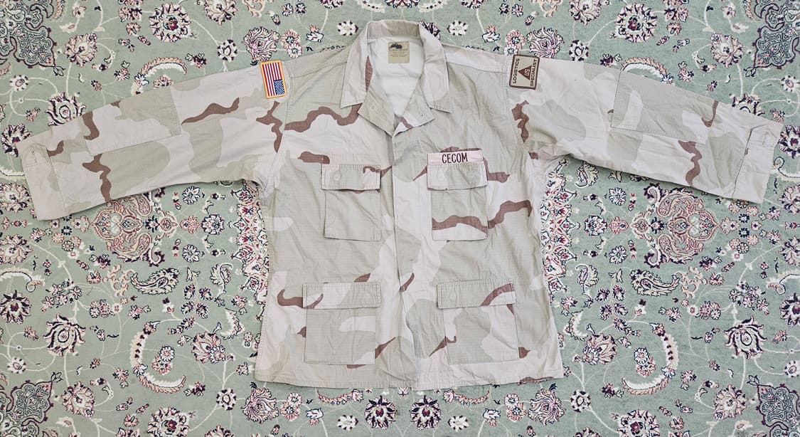 [최종할인] 00' 미육군 사막3색 립스탑 BDU XLARGE 110 상품이미지8