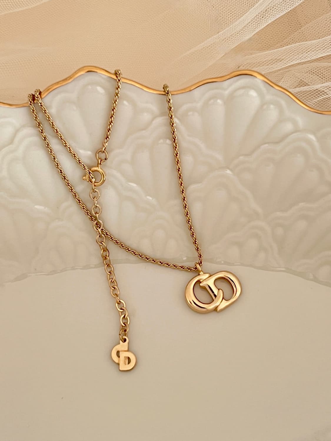 DIOR CD로고 빈티지 디올 목걸이 상품이미지1
