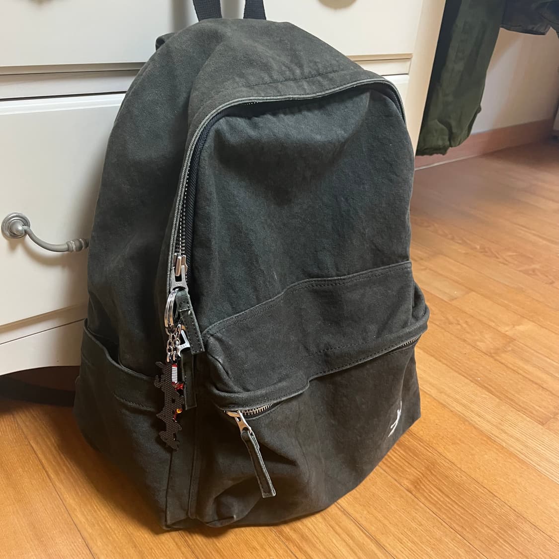 스투시 캔버스 백팩 블랙 상품이미지2