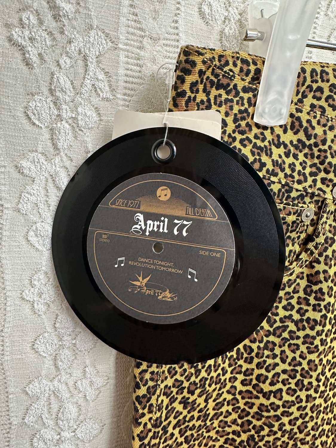 april77 레오파드 바지 25 새상품 상품이미지4