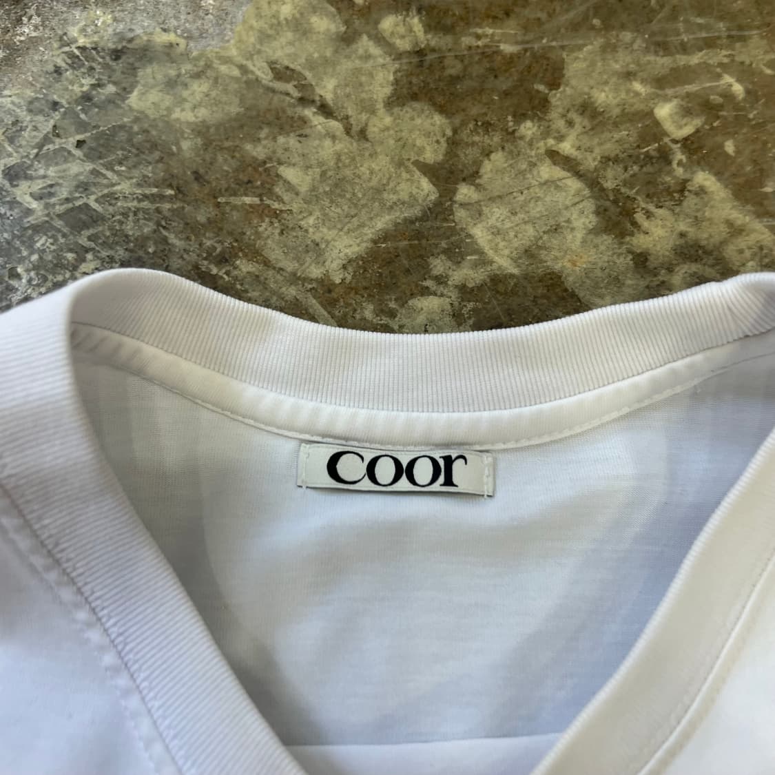 M) coor 쿠어 수피마코튼 반팔티 반팔티셔츠 상품이미지3
