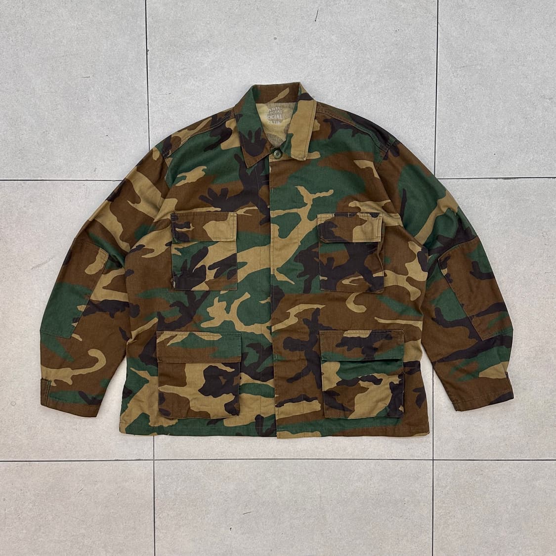 안티소셜클럽 17ss 카모 BDU 자켓 상품이미지2