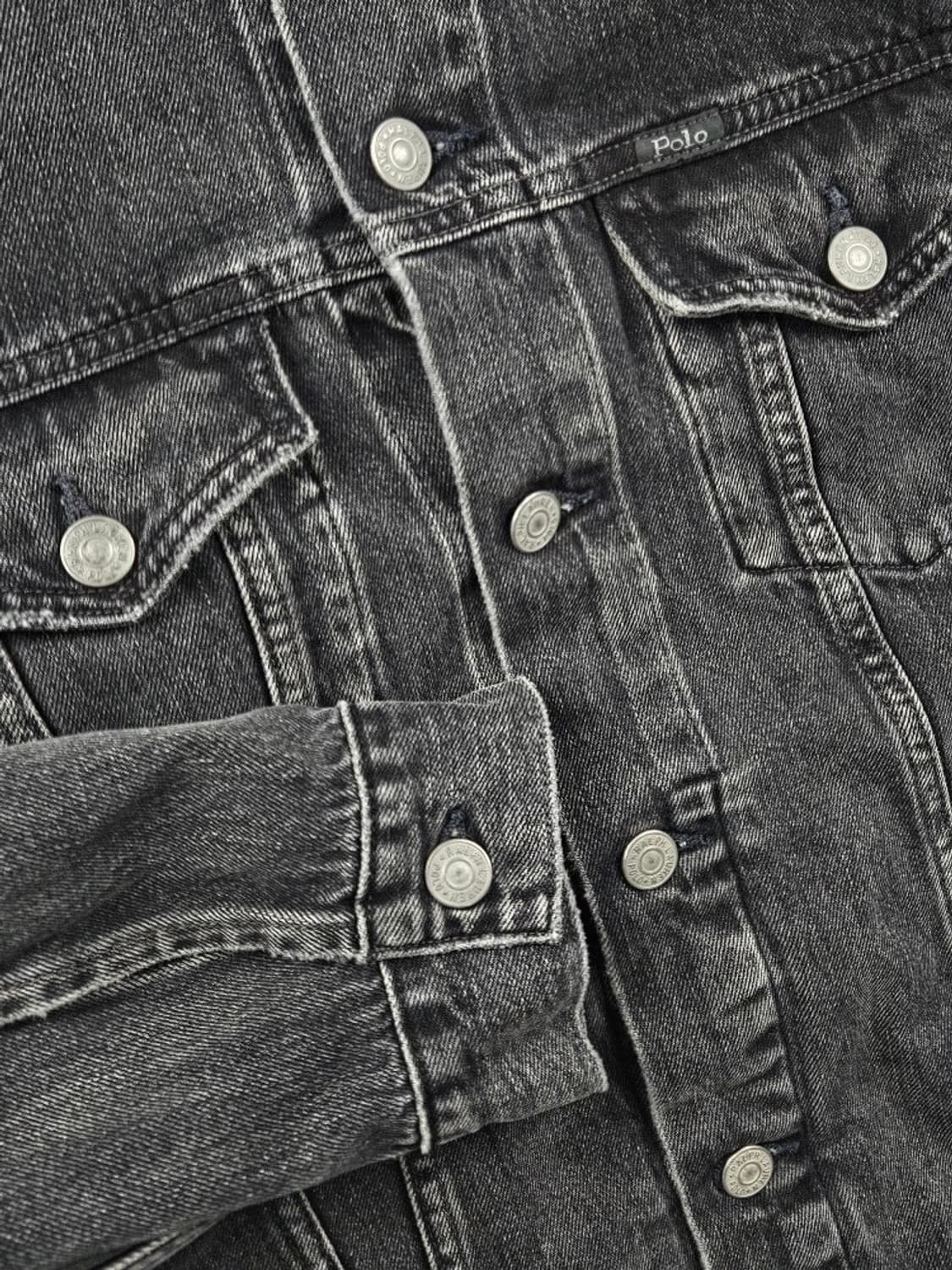폴로랄프로렌 블랙 워시드 데님 트러커 자켓 ( L ) / 11093 상품이미지6