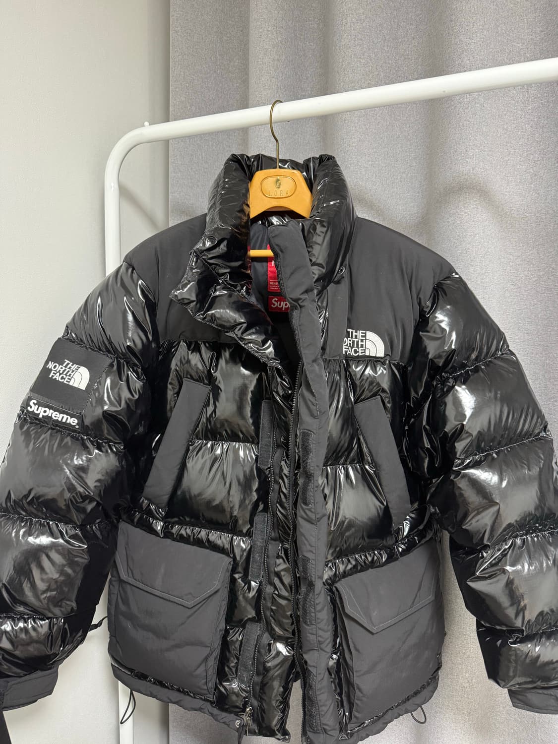슈프림 x 노스페이스 700 필 다운 파카 블랙  상품이미지1