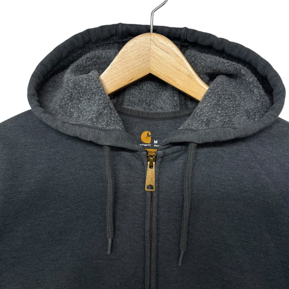 칼하트 로고 후드집업 상품이미지2