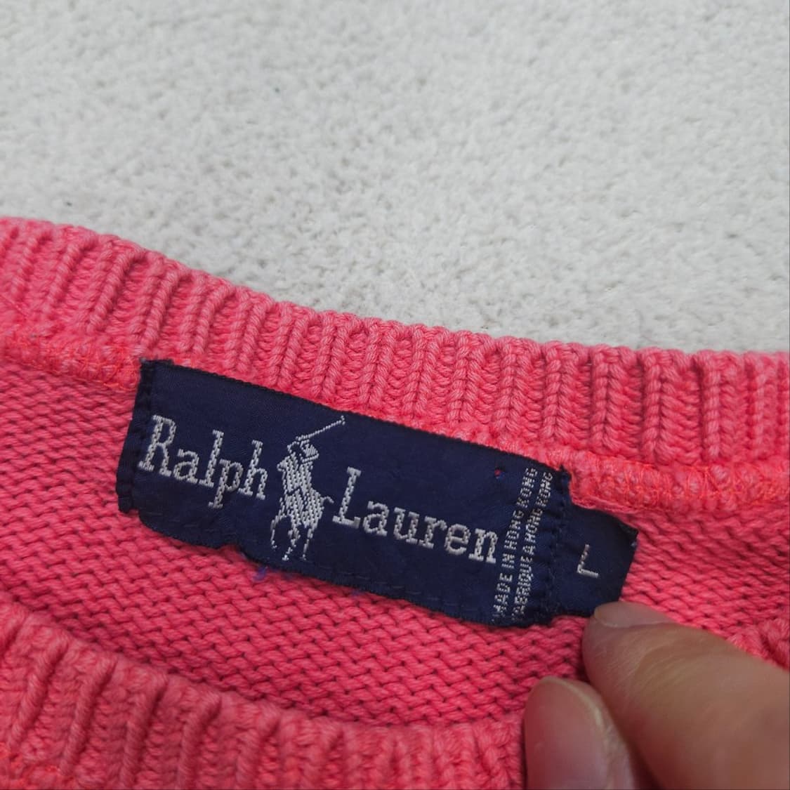 폴로 랄프 로렌 코튼 니트 L 상품이미지5