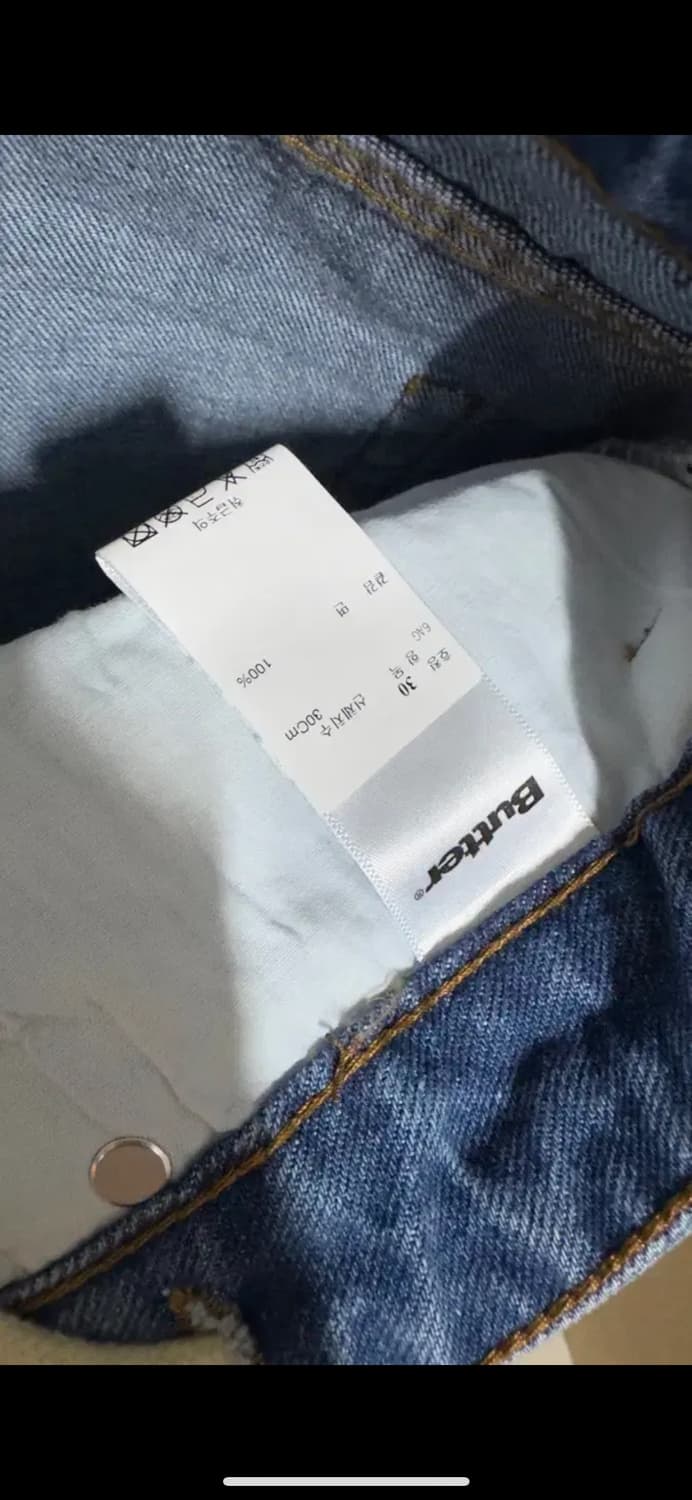 버터굿즈 Butter Goods Ink Denim Shorts 상품이미지4