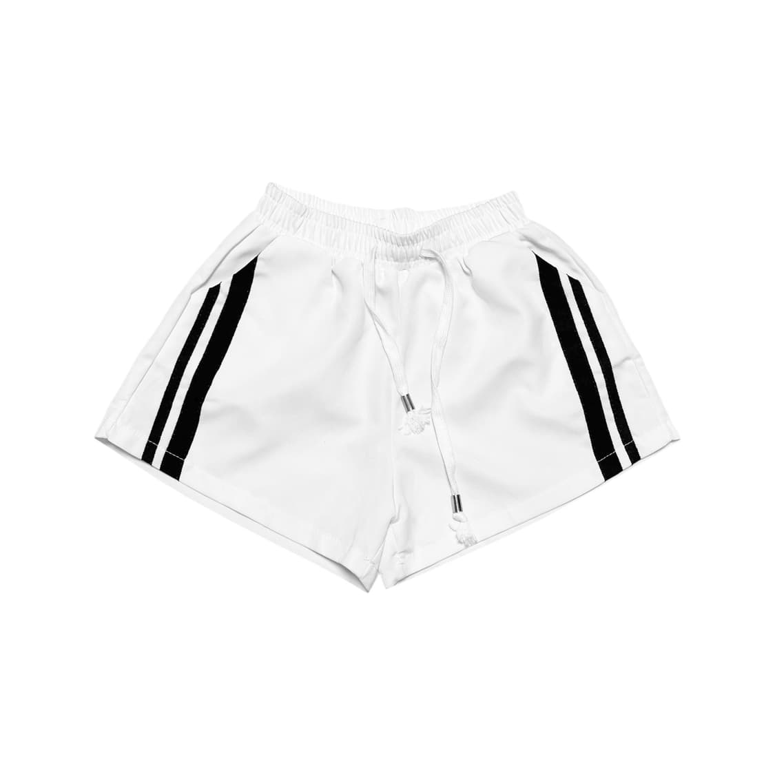 Color Line Banding Shorts_White 상품이미지1