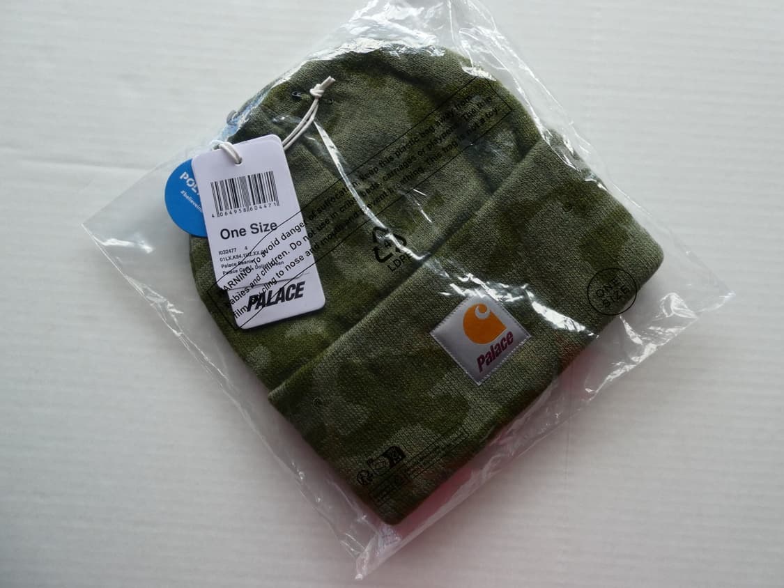 팔라스 × 칼하트 카모 비니 그린 상품이미지2