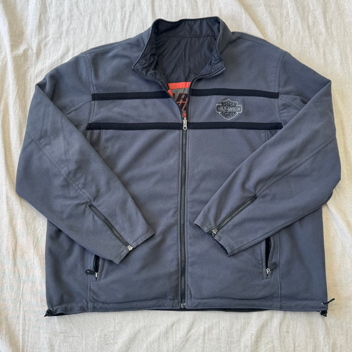 할리데이비슨 빈티지 리버시블 양면 자켓 3XL(105) 상품이미지5