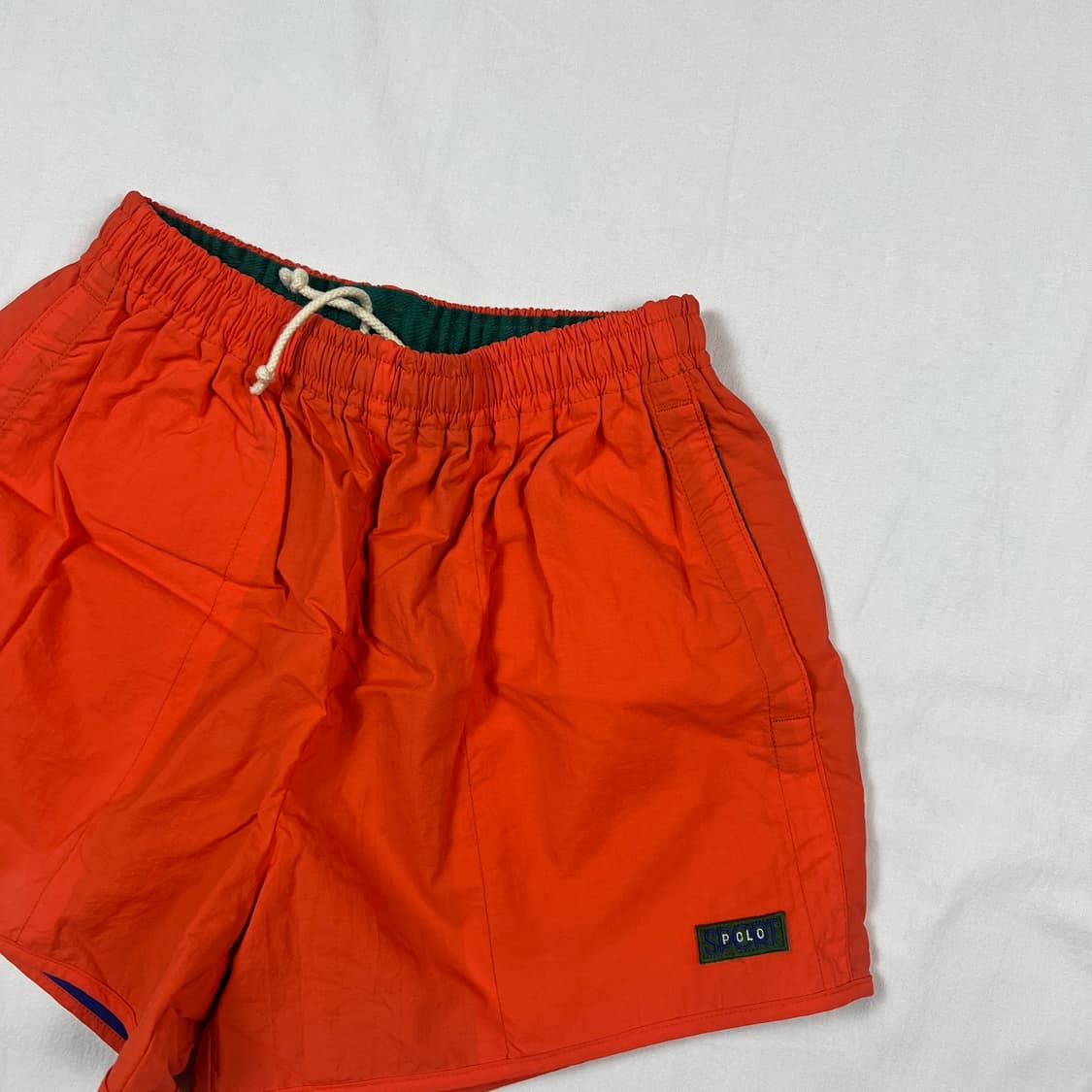 90‘s 폴로랄프로렌 og 폴로스포츠 패치 밴딩쇼트팬츠 상품이미지3