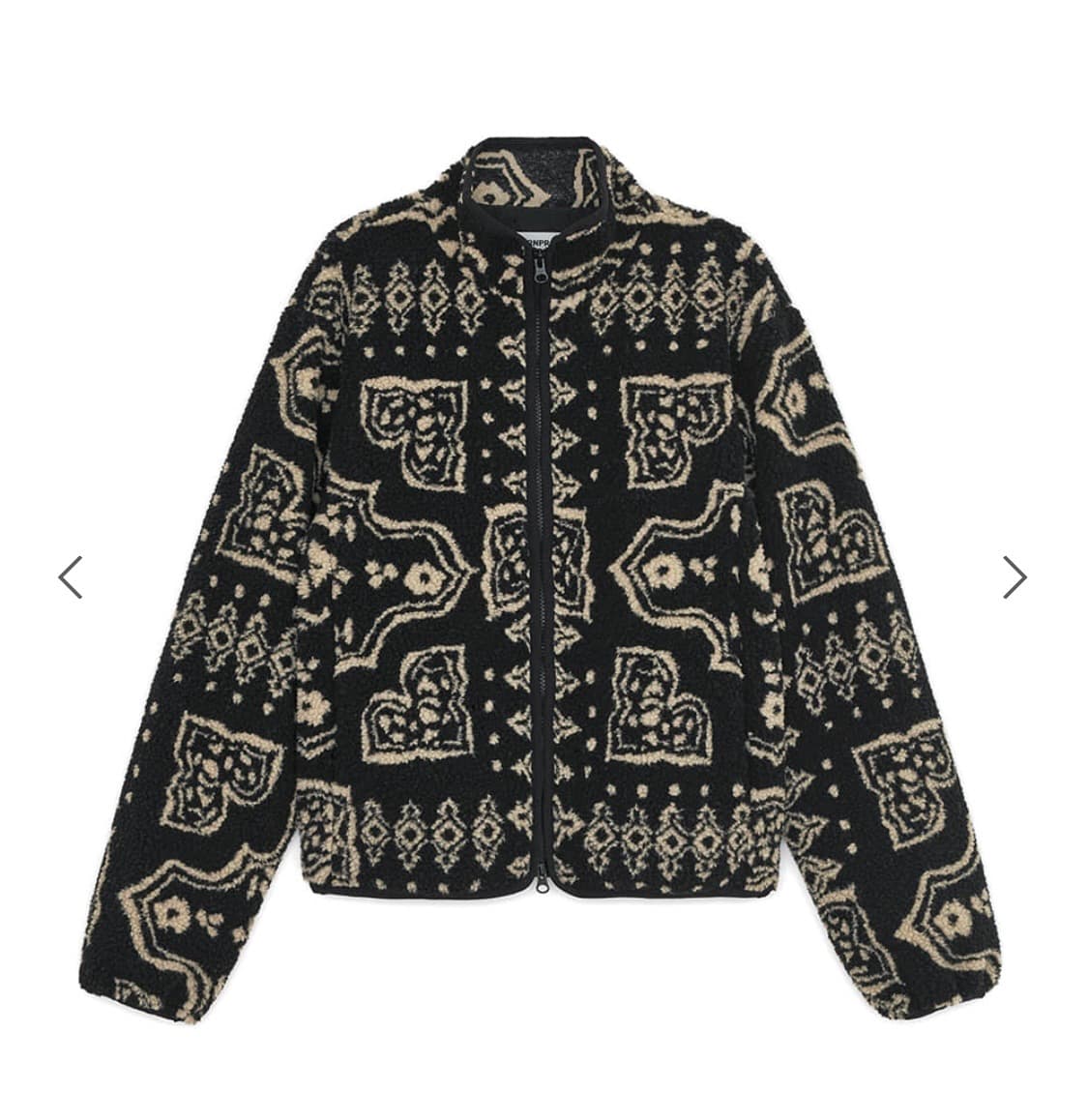 썬번프로젝트 페이즐리 플리스 집업 상품이미지3