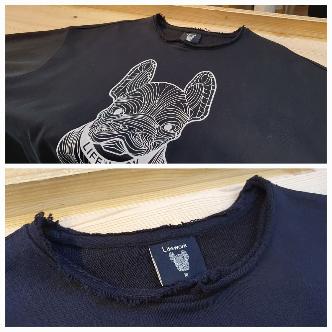 (새상품)100.라이프워크 맨투맨 상품이미지3