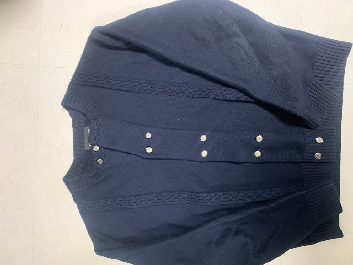 포커페이스 가디건 다크 네이 상품이미지2