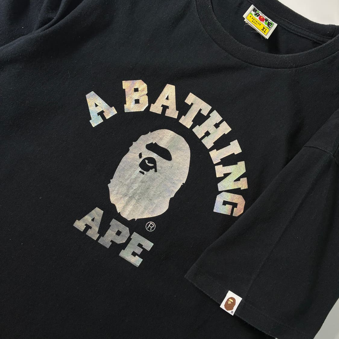 Bape  베이프 팜트리 컬리지 블랙 반팔 티셔츠  상품이미지3