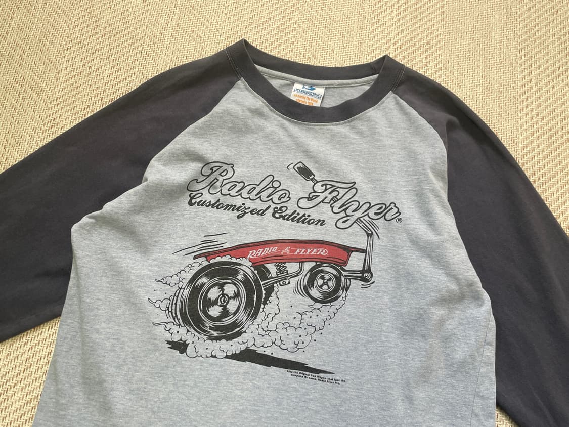 라디오 플라이어 그래픽 라글란 7부 티셔츠 J04161 상품이미지2