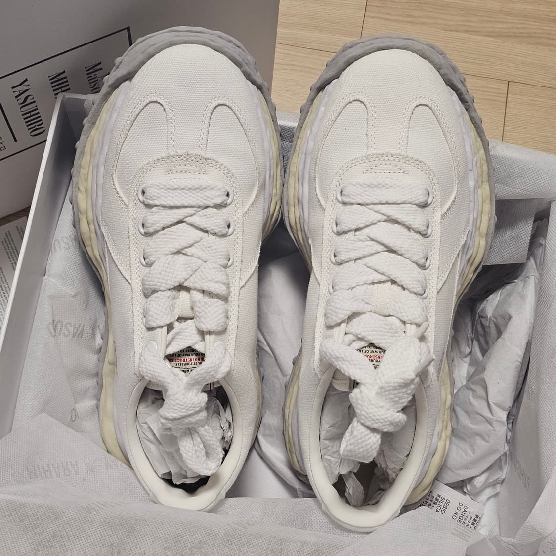 44 280 새제품 메종 미하라 야스히로 래리 OG A14FW704 신발 상품이미지4