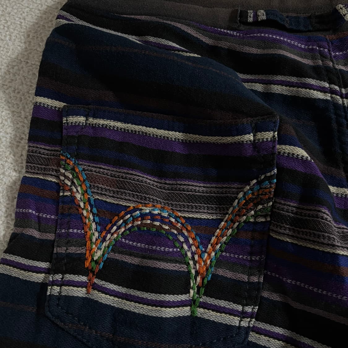 빈티지 코지 빠삐용st 패턴 팬츠 상품이미지6