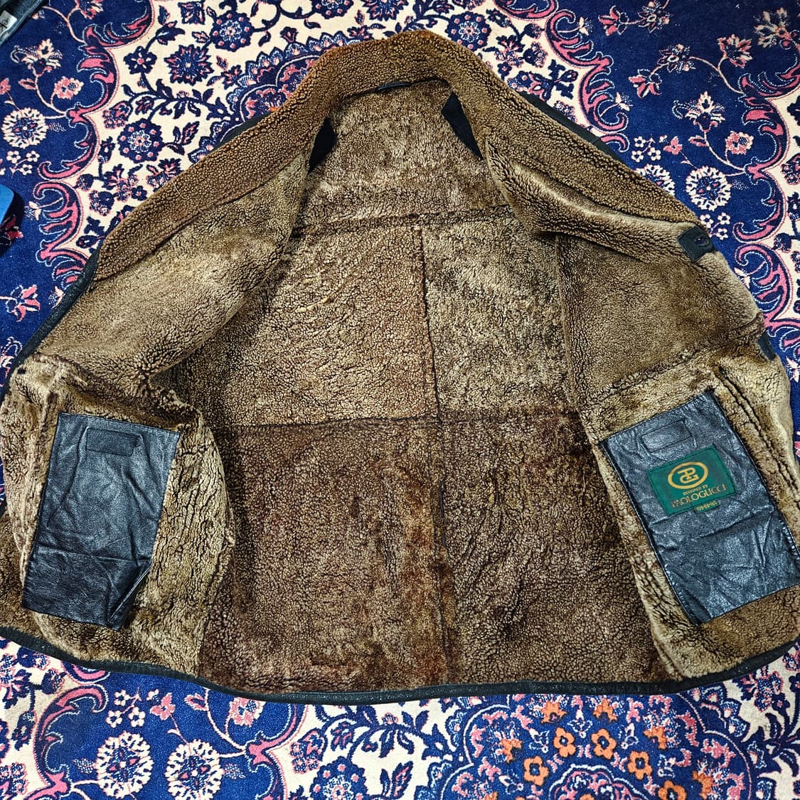 파울로구찌(Paologucci) 90's 빈티지 양가죽 양털 무스탕  상품이미지2