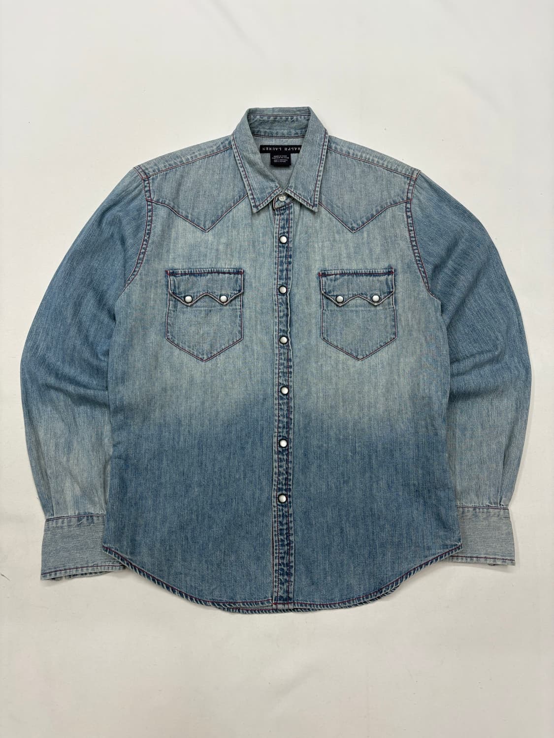 폴로 랄프로렌 웨스턴 중청 데님 셔츠 상품이미지1