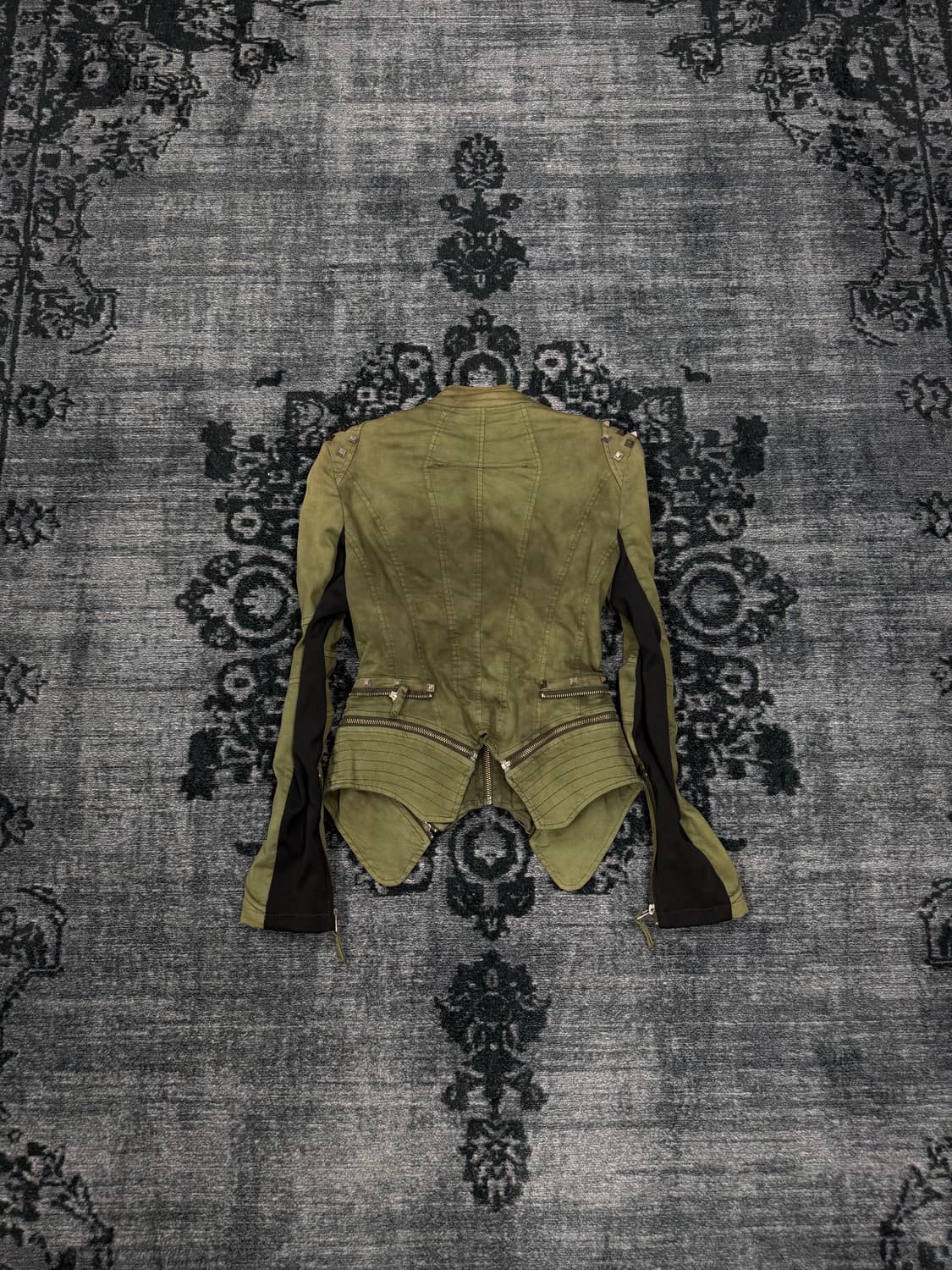 Shalang poisonous green stud rider jacke 상품이미지7