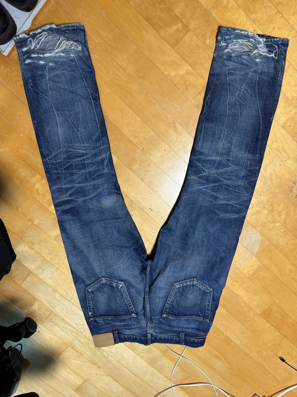 셀린느 문라이트 워싱 셀비지 진 상품이미지3