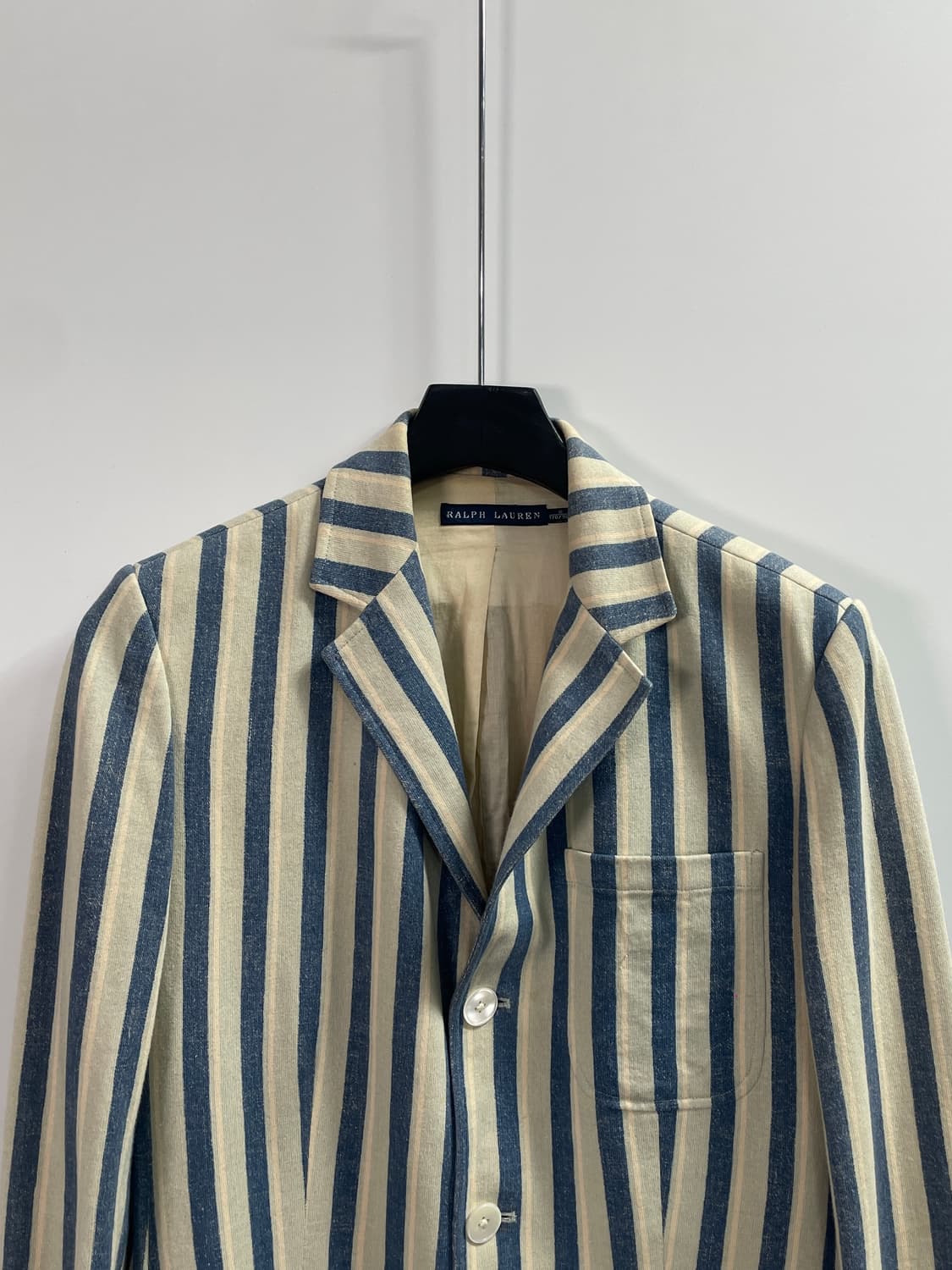 폴로 랄프로렌 우먼스 스트라이프 코튼 블레이저 자켓 (on.310) 상품이미지2