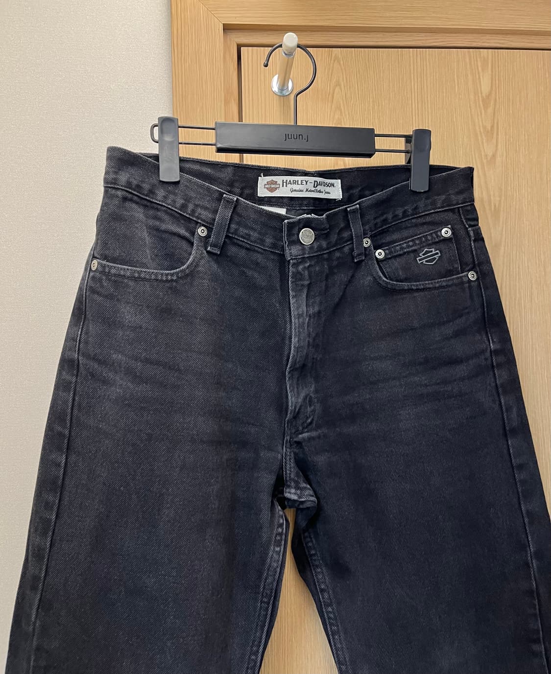 할리데이비슨 블랙 데님팬츠 상품이미지2