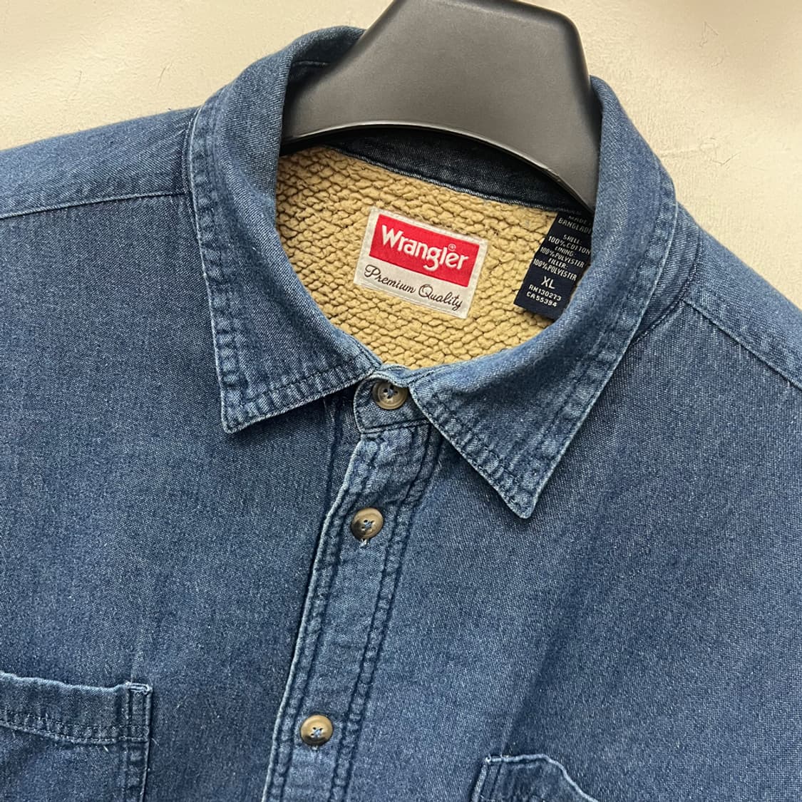 랭글러 쉐르파 데님 셔츠 자켓 XL 상품이미지3