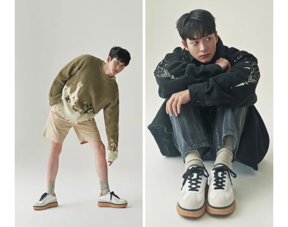 오니츠카타이거 델리시티 화이트/카키 260 상품이미지2