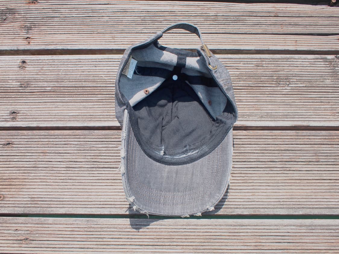 Birkenstock Damaged Denim Ball Cap 상품이미지3