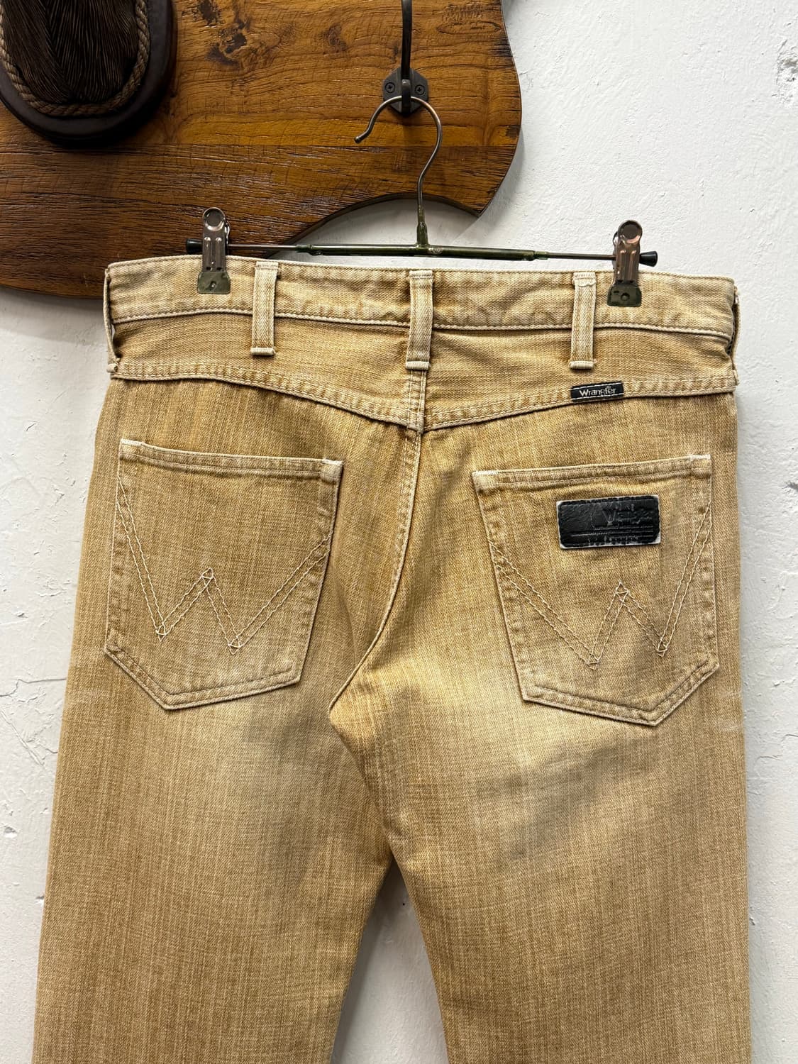 Wrangler Tan Brown Boots-cut Denim Pants 상품이미지2