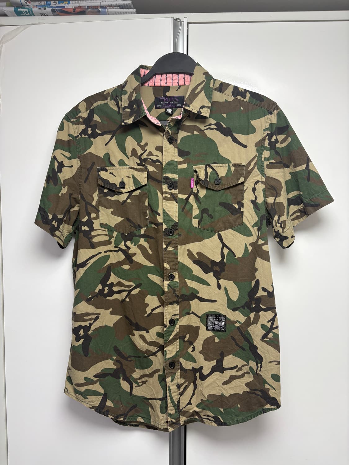 Mishka 카모 반팔 셔츠 상품이미지1
