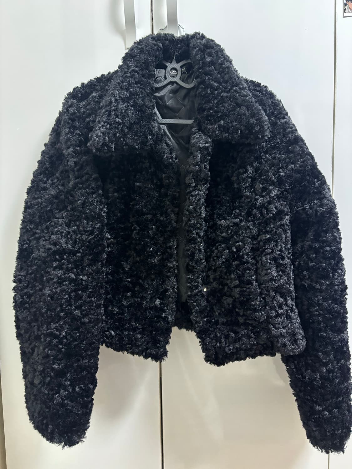 어반드레스 퍼 자켓 블랙 M 상품이미지1