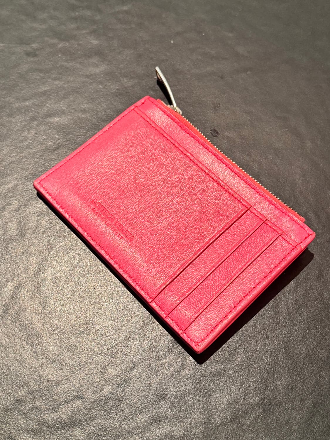 보테가베네타 카드지갑 / 지퍼 카드홀더 (꽃분홍 핑크) 상품이미지2