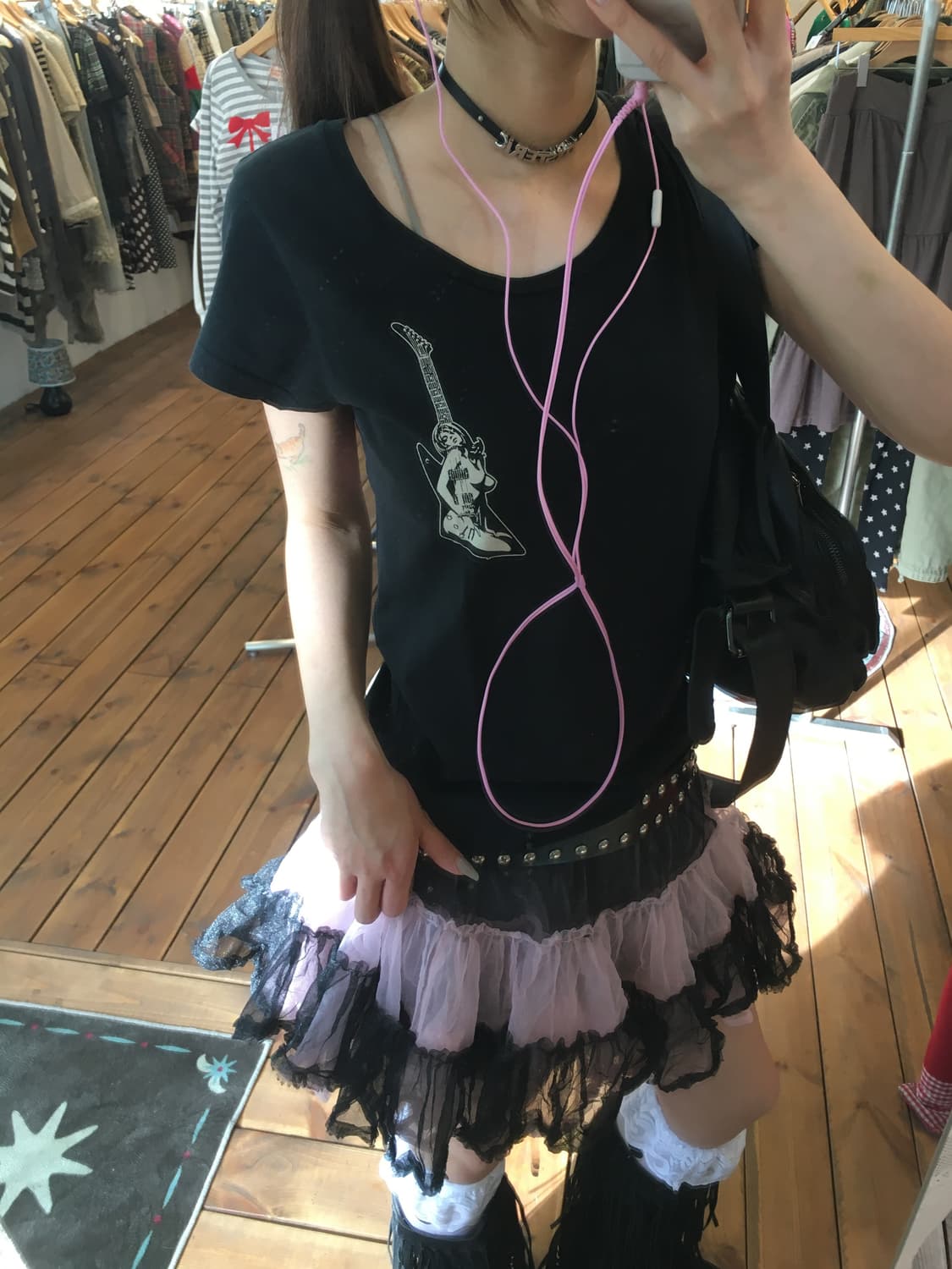 히스테릭글래머 히스걸 기타 백로고 반팔 상품이미지4