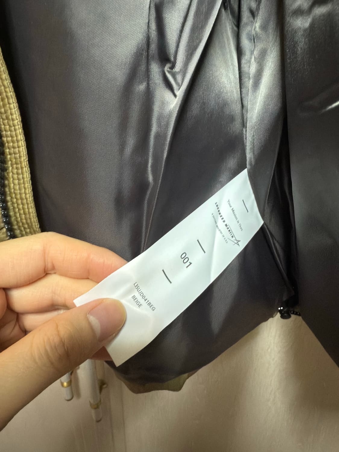 록히드마틴 덕다운 패딩 새상품 1사이즈 상품이미지3