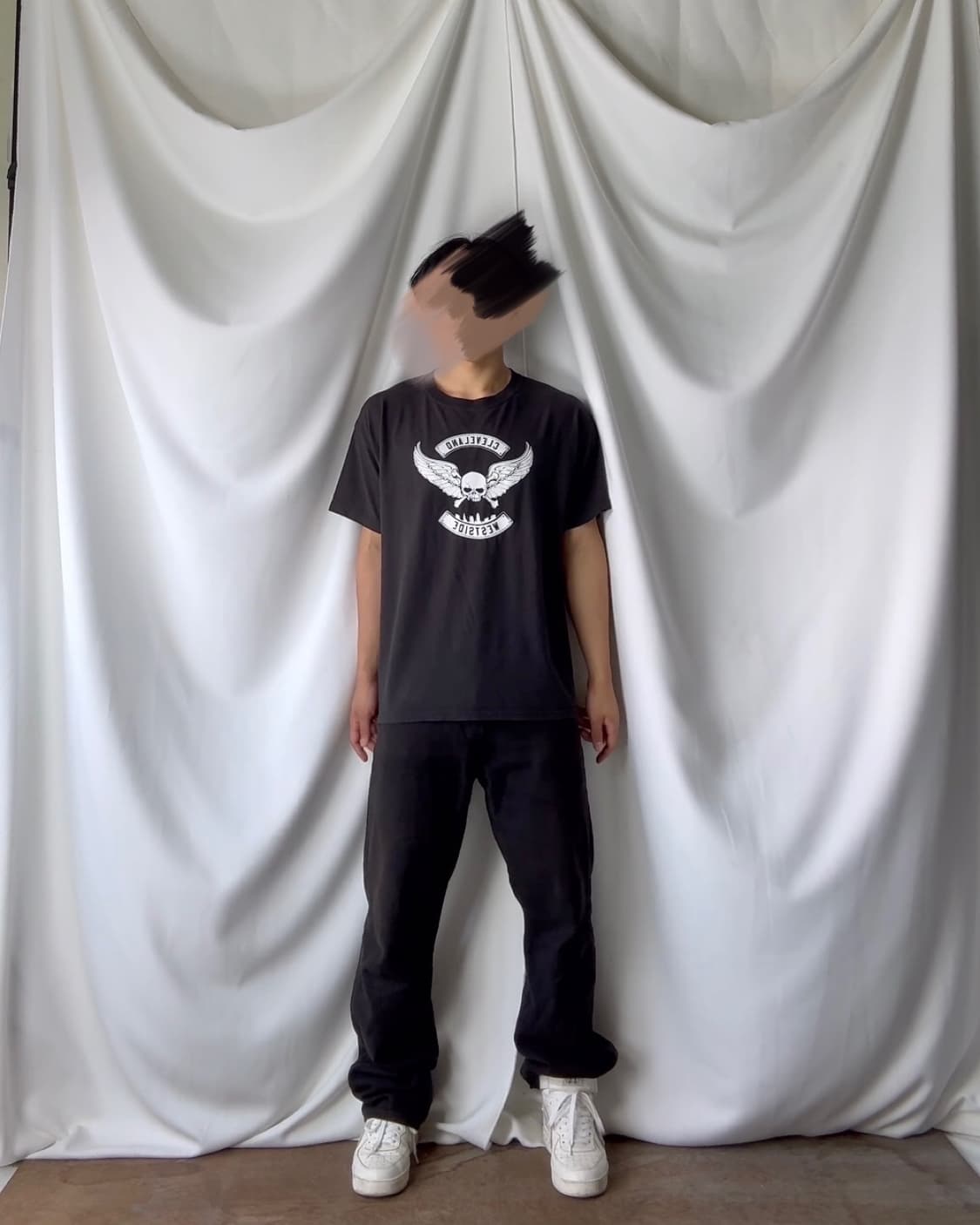 hanes 헤인즈 해골 프린팅 반팔 상품이미지1