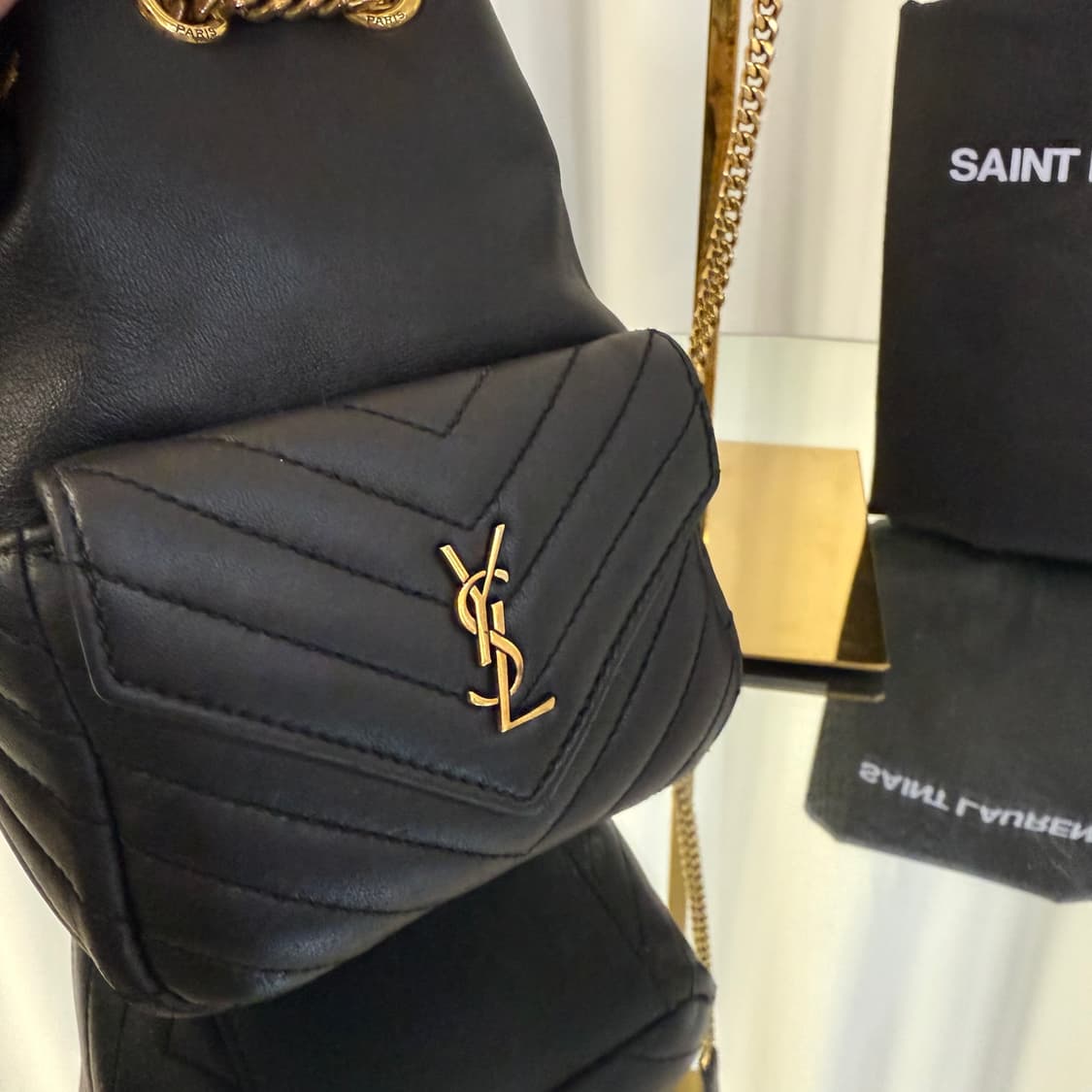 생로랑 조 미니 체인 버킷백 상품이미지6