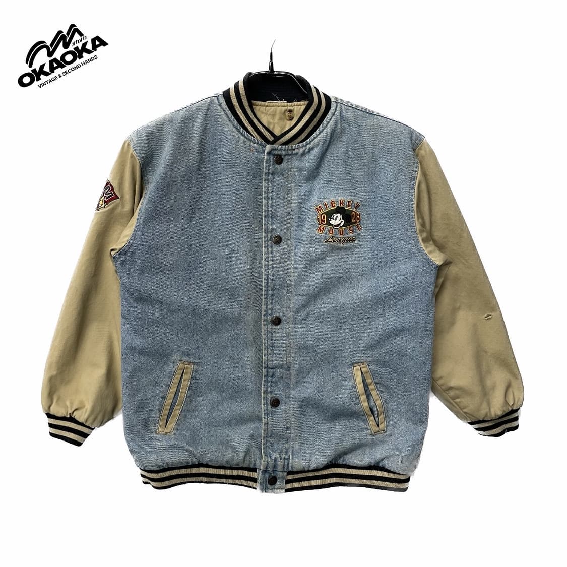 80‘s 디즈니 데님 바시티 상품이미지2