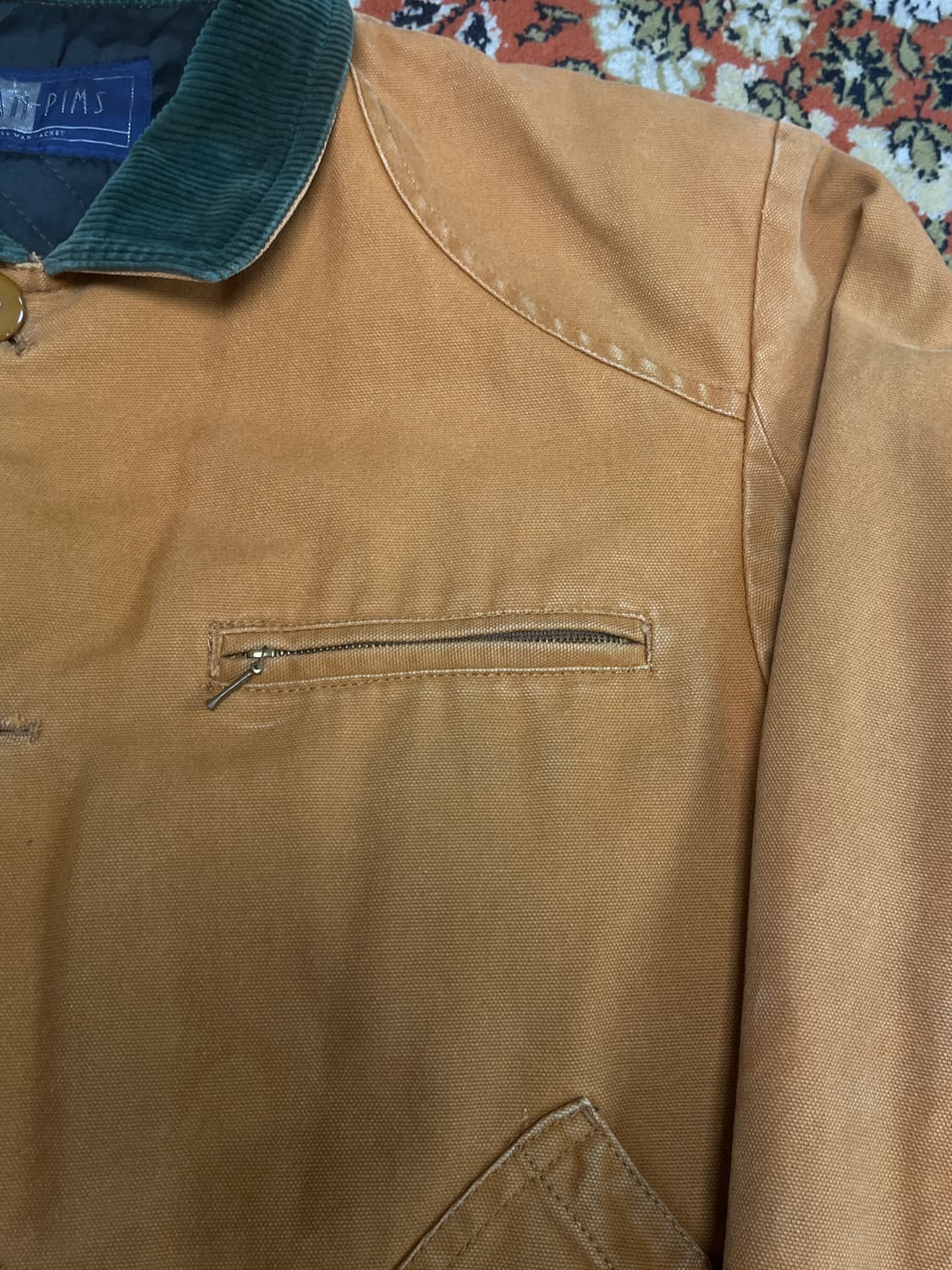 [L] VAN JAC jpn빈티지 헌팅 자켓 베이지 상품이미지4