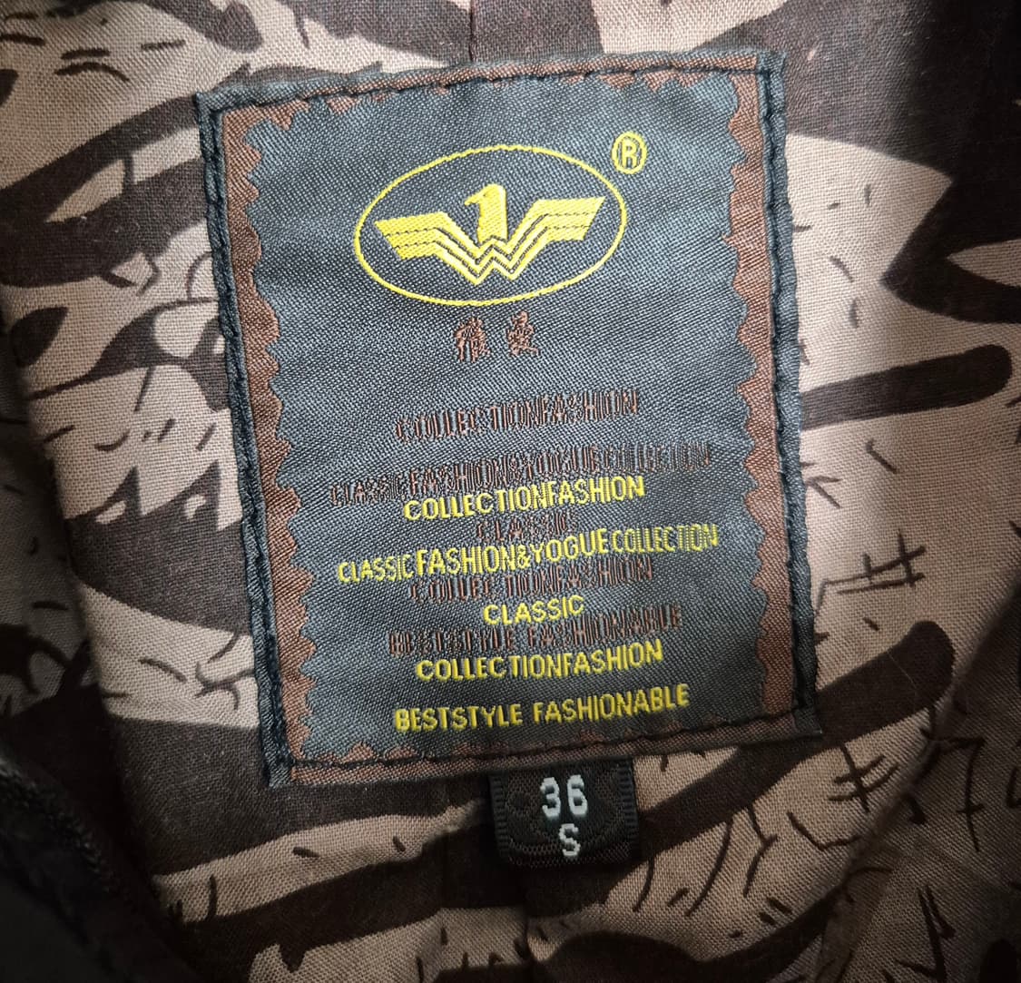 Vintage 여성 후드 가죽자켓 상품이미지3